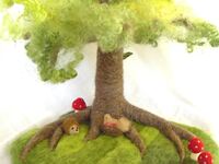 Baum mit Filztieren, Anja Ahlf